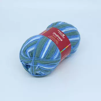 Пряжа из Троицка 'Пчелка принт., секц' 100гр. 500м (100% акрил) (7211 принт)