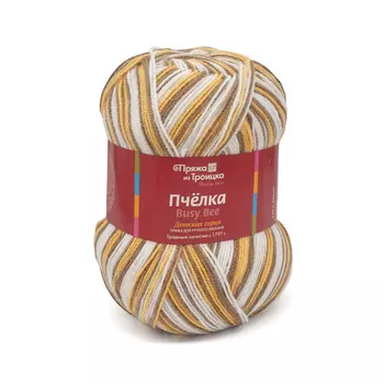 Пряжа из Троицка 'Пчелка принт., секц' 100гр. 500м (100% акрил) (4124 секционный)