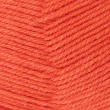 Пряжа из Троицка 'Подмосковная' (50%шерсть, 50%акрил) (0493 яр.оранжевый)