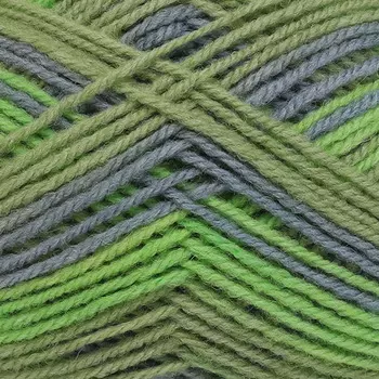 Пряжа из Троицка 'Подмосковная' (50%шерсть, 50%акрил) (7185 принт)