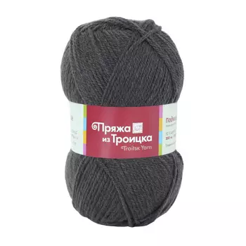 Пряжа из Троицка 'Подмосковная' (50%шерсть, 50%акрил) (0214 маренго)