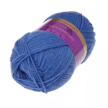 Пряжа из Троицка 'Подмосковная GOLD' 100гр. 250м. (50%шерсть, 50%акрил) (2648 светлый гиацинт)