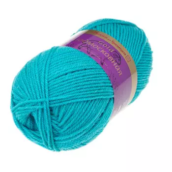 Пряжа из Троицка 'Подмосковная GOLD' 100гр. 250м. (50%шерсть, 50%акрил) (3859 мята)