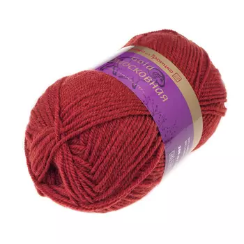 Пряжа из Троицка 'Подмосковная GOLD' 100гр. 250м. (50%шерсть, 50%акрил) (1840 Чили)