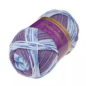 Пряжа из Троицка 'Подмосковная GOLD' 100гр. 250м. (50%шерсть, 50%акрил) (7360 принт)