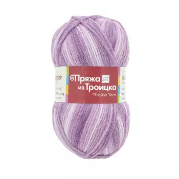 Пряжа из Троицка 'Подмосковная принт, секц.' 100гр. 250м. (50%шерсть, 50%акрил) (7291 принт)