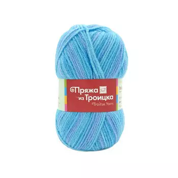 Пряжа из Троицка 'Подмосковная принт, секц.' 100гр. 250м. (50%шерсть, 50%акрил) (7182 принт)