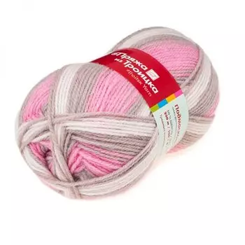 Пряжа из Троицка 'Подмосковная принт, секц.' 100гр. 250м. (50%шерсть, 50%акрил) (7216 принт)