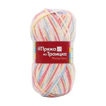 Пряжа из Троицка 'Подмосковная принт, секц.' 100гр. 250м. (50%шерсть, 50%акрил) (4180 секционный)