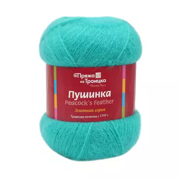Пряжа из Троицка 'Пушинка' (50%козий пух, 50%шерсть) (3859 мята)