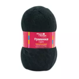 Пряжа из Троицка 'Пушинка Light' 100гр. 430м (65%мохер, 35%акрил) (0140 черный)