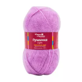 Пряжа из Троицка 'Пушинка Light' 100гр. 430м (65%мохер, 35%акрил) (0156 сиреневые дали)