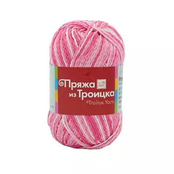 Пряжа из Троицка 'Ромашка' 100гр. 210м. (50% хлопок, 50% вискоза) (7126 принт)