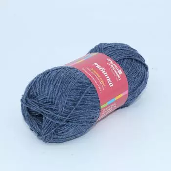 Пряжа из Троицка 'Рябинка' 50гр. 210м. (20% хлопок, 30% вискоза, 50% акрил) (1477 габардин)