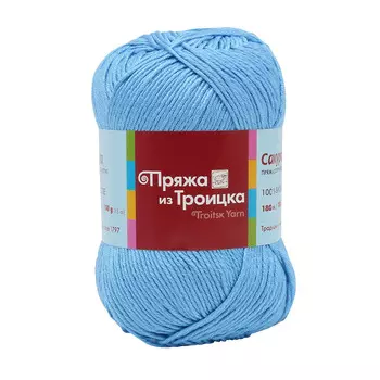 Пряжа из Троицка 'Сакура' 100гр. 180м. (100% вискоза) (0300 светло-голубой)