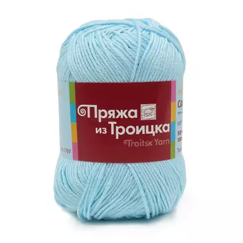 Пряжа из Троицка 'Сакура' 100гр. 180м. (100% вискоза) (1430 светлая бирюза)