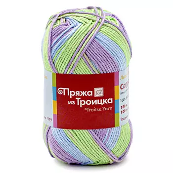 Пряжа из Троицка 'Сакура принт' 100гр. 180м. (100% вискоза) (7240 принт)