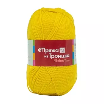 Пряжа из Троицка 'Водопад' 100гр. 400м. (70% шерсть 30% капрон) (0591 желтый)