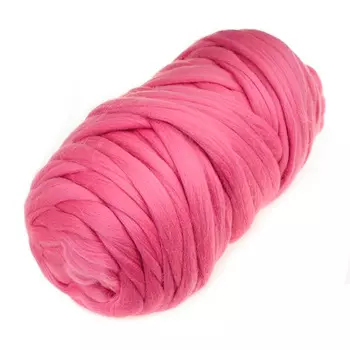 Пряжа из Троицка 'Зефир' 500гр. 50м. (100% мериносовая шерсть) (0359 брусника)