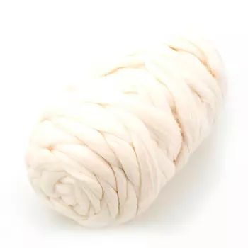 Пряжа из Троицка 'Зефир' 500гр. 50м. (100% мериносовая шерсть) (0230 отбелка)