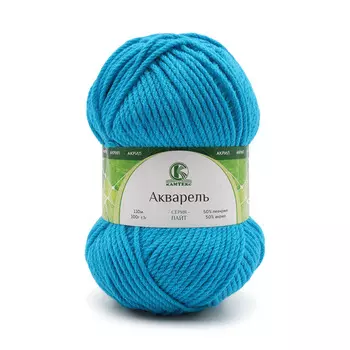 Пряжа Камтекс 'Акварель' 100гр. 110м (леакрил 50%, акрил 50%) (024 бирюза)
