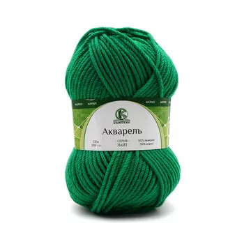 Пряжа Камтекс 'Акварель' 100гр. 110м (леакрил 50%, акрил 50%) (044 трава)