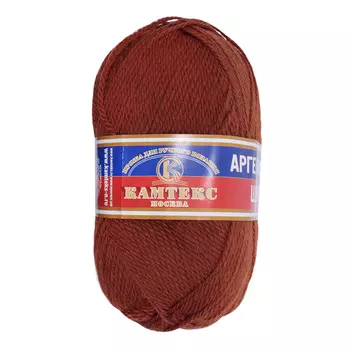 Пряжа Камтекс 'Аргентинская шерсть' (100%шерсть) (051 терракотовый)