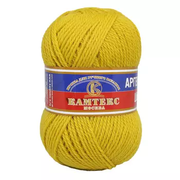 Пряжа Камтекс 'Аргентинская шерсть' (100%шерсть) (099 горчица св.)