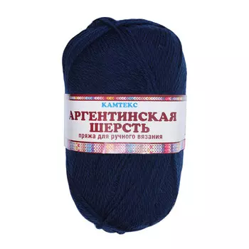 Пряжа Камтекс 'Аргентинская шерсть' (100%шерсть) (173 синий)