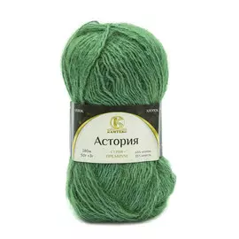 Пряжа Камтекс 'Астория' 50гр. 180м. (65% хлопок, 35% шерсть) (044 трава)