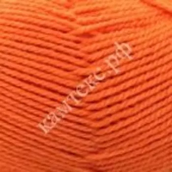 Пряжа Камтекс 'Бамбино' 50гр. 150м. (35% шерсть меринос, 65% акрил) (068 апельсиновый)