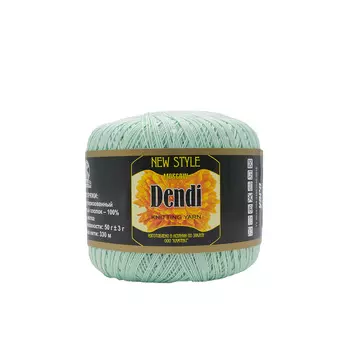 Пряжа Камтекс 'Денди' 50гр. 330м. (100% хлопок мерсеризованный) (107 ментол)