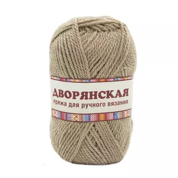 Пряжа Камтекс 'Дворянская' 100гр. 160м. (40% шерсть, 60% акрил) (007 лен)