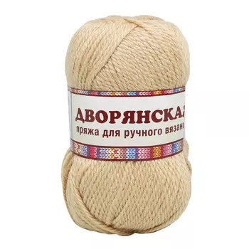 Пряжа Камтекс 'Дворянская' 100гр. 160м. (40% шерсть, 60% акрил) (006 бежевый светлый)