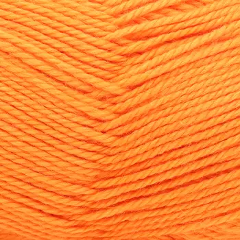 Пряжа Камтекс 'Гармония' 100гр. 245м. (50%шерсть,50%акрил) (035 оранжевый)