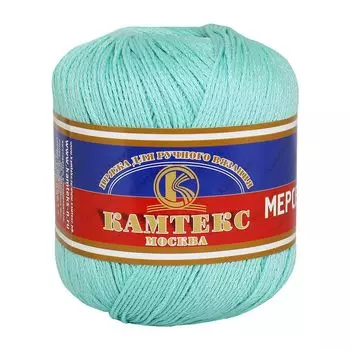 Пряжа Камтекс 'Хлопок мерсеризованный' (100%хлопок) (025 мята)