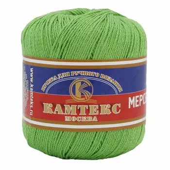 Пряжа Камтекс 'Хлопок мерсеризованный' (100%хлопок) (027 лимон незрелый)