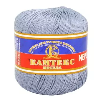 Пряжа Камтекс 'Хлопок мерсеризованный' (100%хлопок) (169 серый)