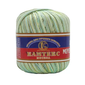 Пряжа Камтекс 'Хлопок мерсеризованный секционного крашения' 50гр. 200м (100%хлопок) (239 разн. 3)