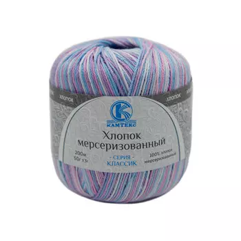 Пряжа Камтекс 'Хлопок мерсеризованный секционного крашения' 50гр. 200м (100%хлопок) (238 разн.2)