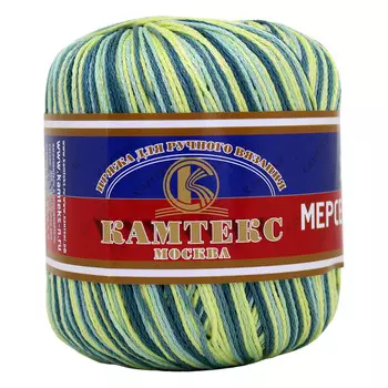 Пряжа Камтекс 'Хлопок мерсеризованный секционного крашения' 50гр. 200м (100%хлопок) (257 разн.20)
