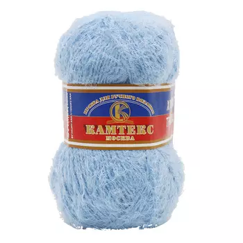 Пряжа Камтекс 'Хлопок Травка' 100гр. 220м. (65%хлопок, 35%полиамид) (015 голубой)