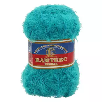Пряжа Камтекс 'Хлопок Травка' 100гр. 220м. (65%хлопок, 35%полиамид) (129 лагуна)