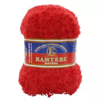 Пряжа Камтекс 'Хлопок Травка' 100гр. 220м. (65%хлопок, 35%полиамид) (046 красный)