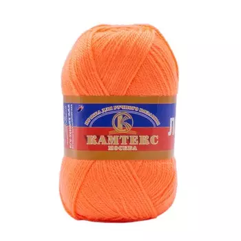 Пряжа Камтекс 'Лотос' (100%акрил) (068 апельсиновый)
