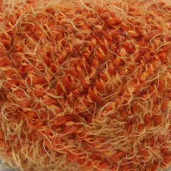 Пряжа Камтекс 'Лотос травка стрейч' (70%акрил, 28%полиамид, 2%лайкра) (051 терракот)