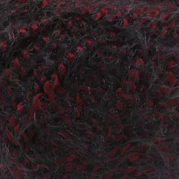 Пряжа Камтекс 'Лотос травка стрейч' (70%акрил, 28%полиамид, 2%лайкра) (251 разн.16 черный)