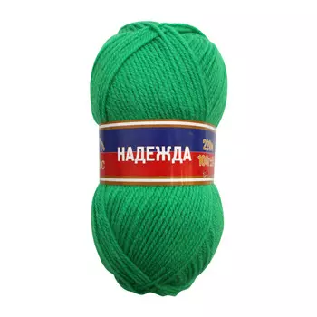 Пряжа Камтекс 'Надежда' 100гр. 220м. (30% шерсть, 70% акрил) (044 трава)