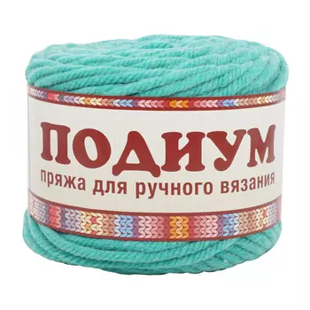 Пряжа Камтекс 'Подиум' 250гр. 125м. (50% шерсть, 48% акрил, 2% лайкра) (109 зелёный яркий)