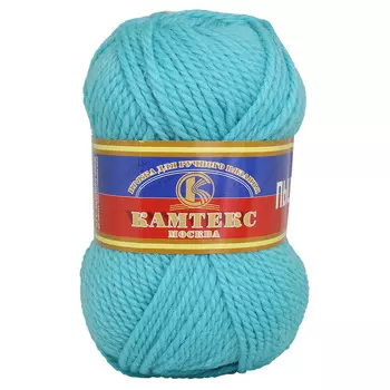 Пряжа Камтекс 'Пышка' (100%шерсть) (023 светлая бирюза)